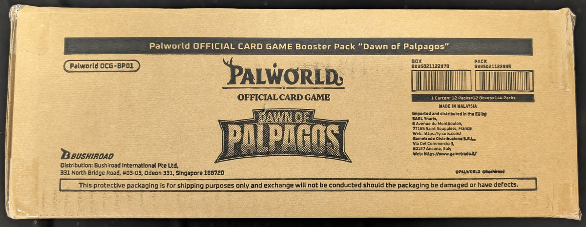 Dawn Of Palpagos BP01 1st Edition Booster Box Palworld English TCG FROM CASE