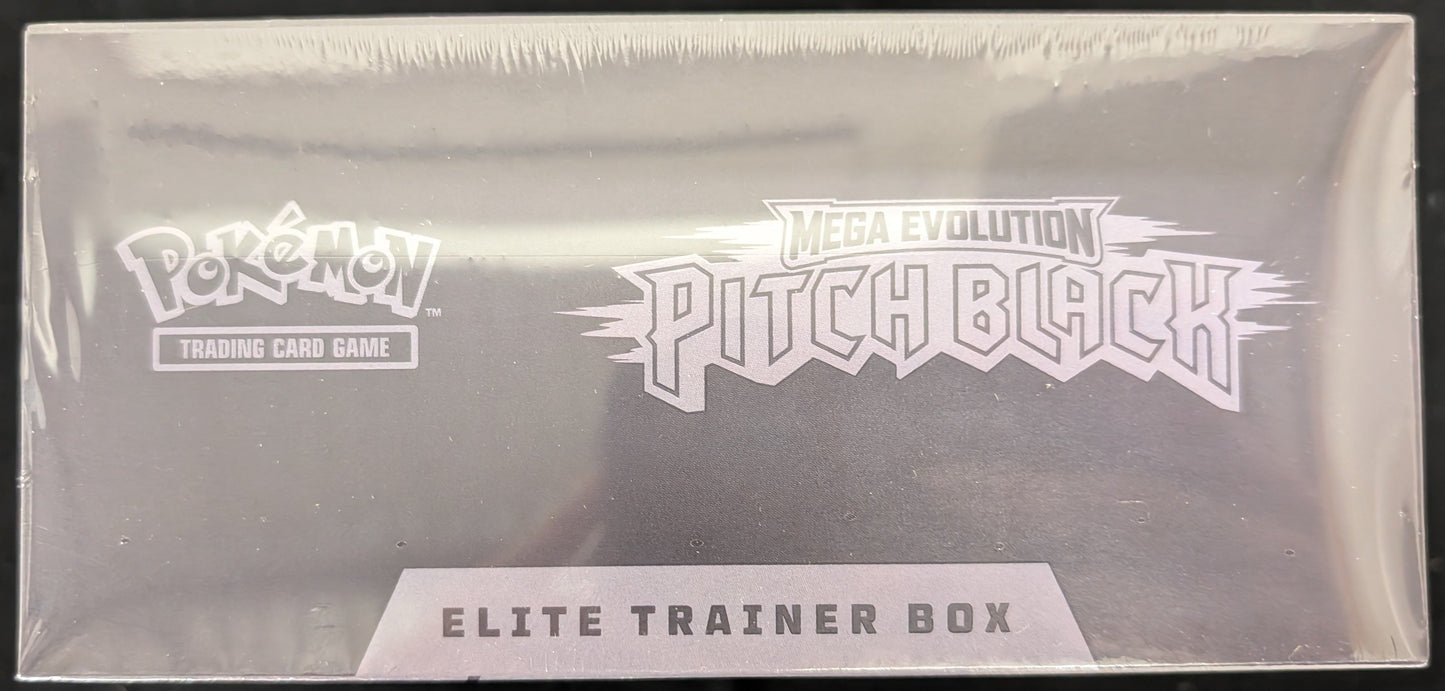 Mega Evolution Pitch Black ETB Elite Trainer Box NEW SEALED Pokemon TCG