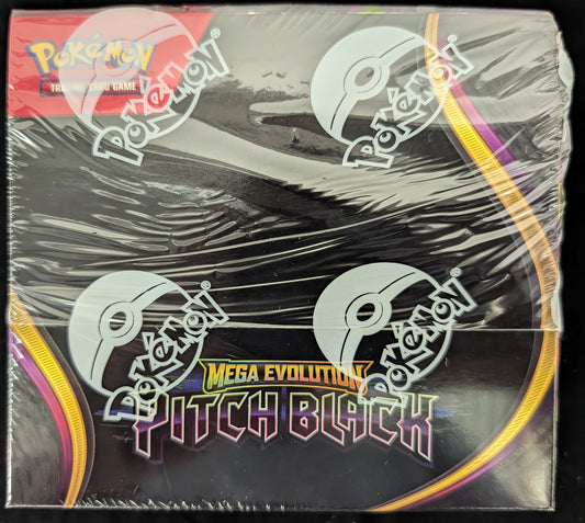 Mega Evolution Pitch Black Booster Box NEW SEALED Pokemon TCG FROM CASE